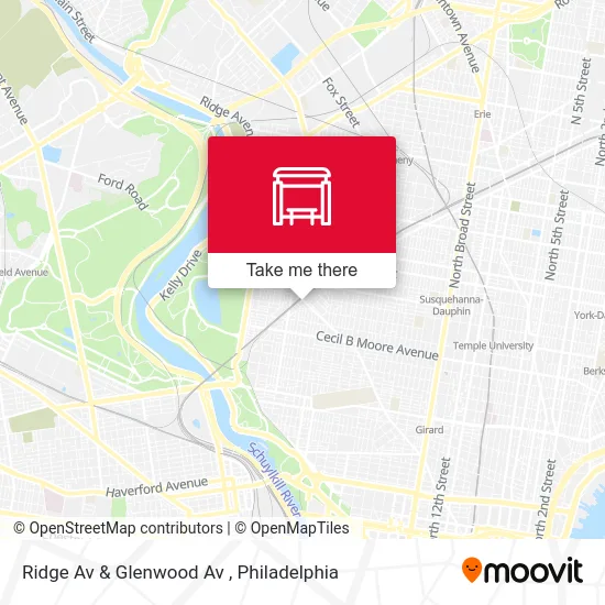 Ridge Av & Glenwood Av map