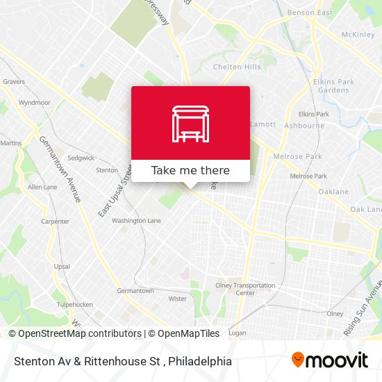 Mapa de Stenton Av & Rittenhouse St