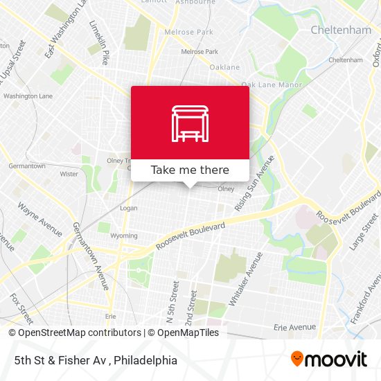 Mapa de 5th St & Fisher Av