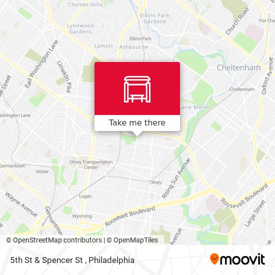 5th St & Spencer St map