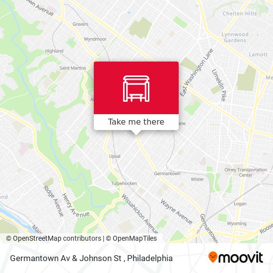 Mapa de Germantown Av & Johnson St