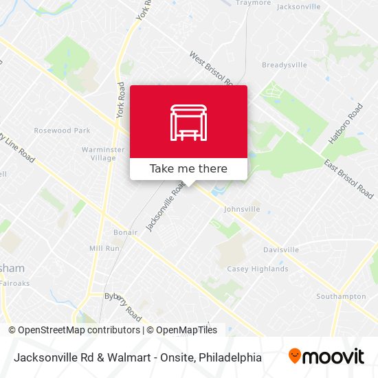 Jacksonville Rd & Walmart - Onsite map