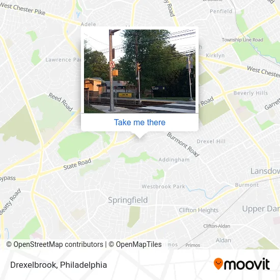 Drexelbrook map