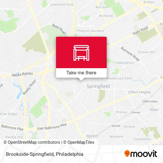 Mapa de Brookside-Springfield