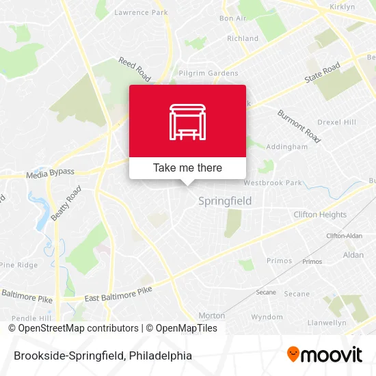 Mapa de Brookside-Springfield
