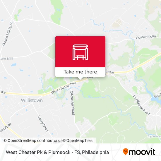 Mapa de West Chester Pk & Plumsock - FS
