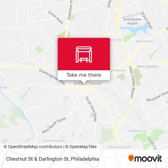 Mapa de Chestnut St & Darlington St
