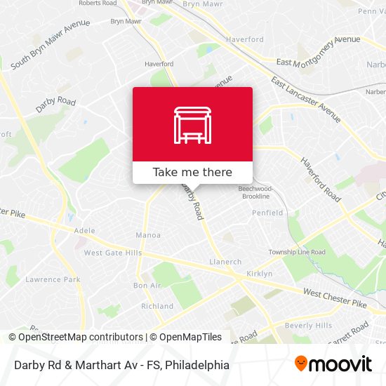 Darby Rd & Marthart Av - FS map