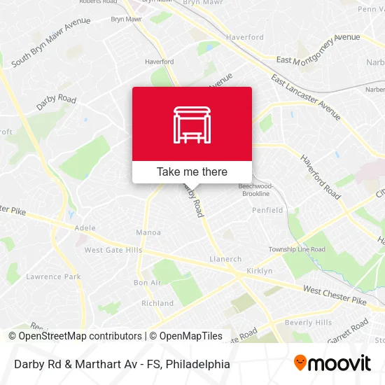 Darby Rd & Marthart Av - FS map