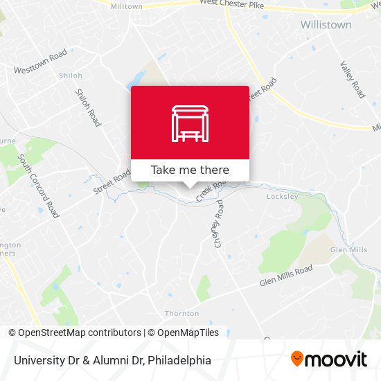 Mapa de University Dr & Alumni Dr