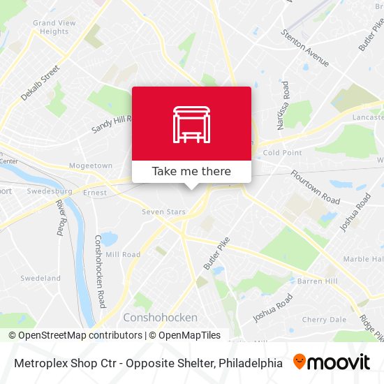 Mapa de Metroplex Shop Ctr - Opposite Shelter