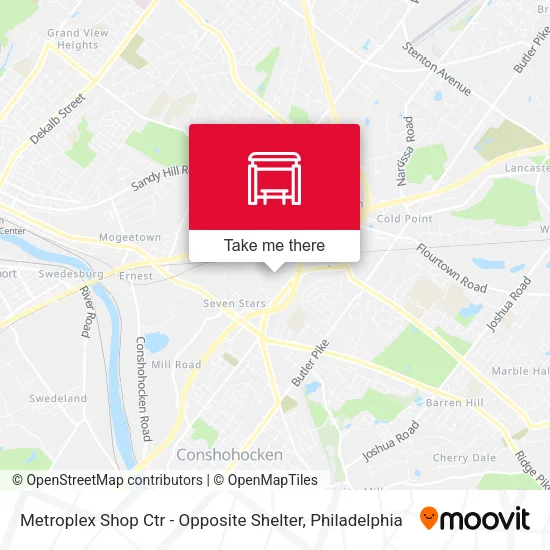 Mapa de Metroplex Shop Ctr - Opposite Shelter