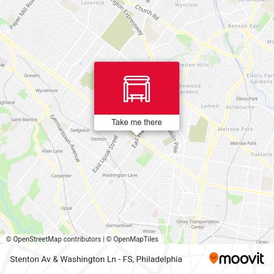 Stenton Av & Washington Ln - FS map
