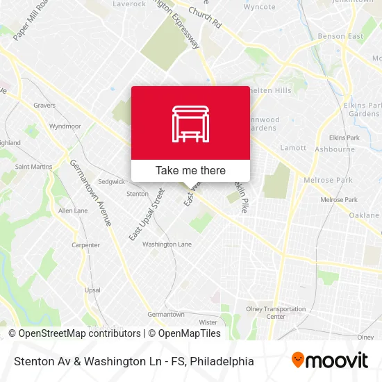 Stenton Av & Washington Ln - FS map