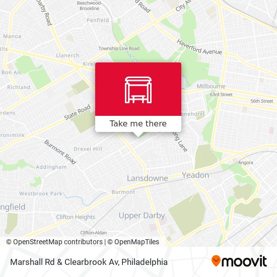 Marshall Rd & Clearbrook Av map