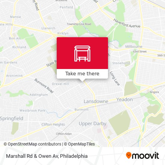 Marshall Rd & Owen Av map