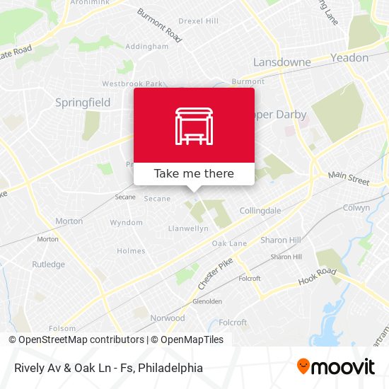 Rively Av & Oak Ln - Fs map