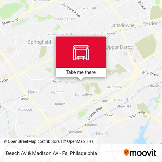 Beech Av & Madison Av - Fs map
