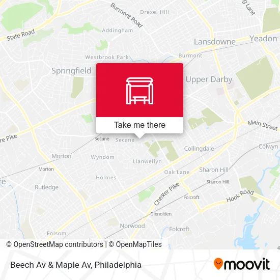 Beech Av & Maple Av map