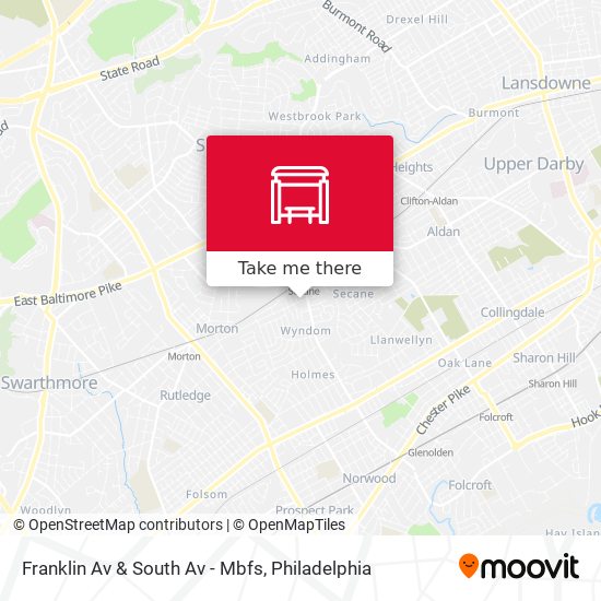 Franklin Av & South Av - Mbfs map