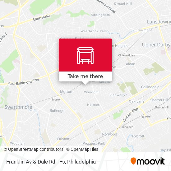 Franklin Av & Dale Rd - Fs map
