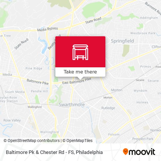 Mapa de Baltimore Pk & Chester Rd - FS