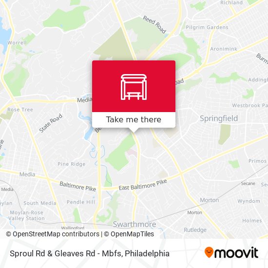 Mapa de Sproul Rd & Gleaves Rd - Mbfs