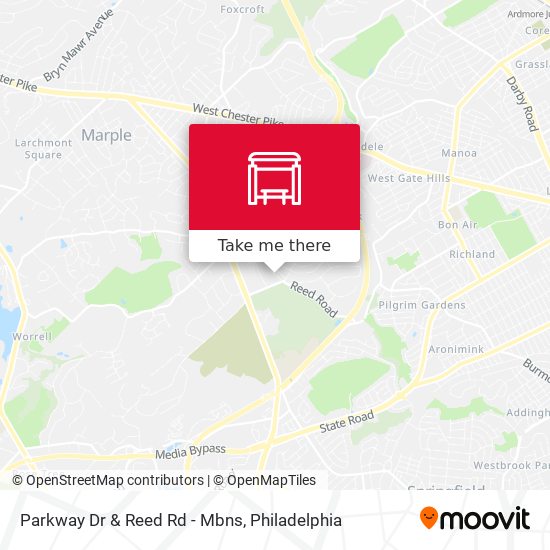 Parkway Dr & Reed Rd - Mbns map