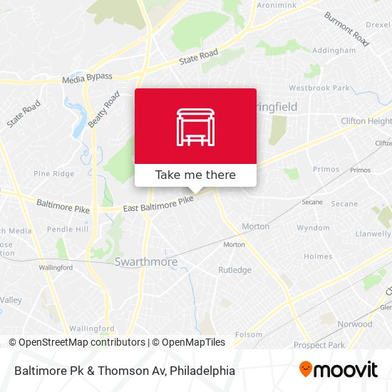 Mapa de Baltimore Pk & Thomson Av