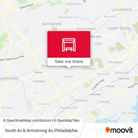 South Av & Armstrong Av map