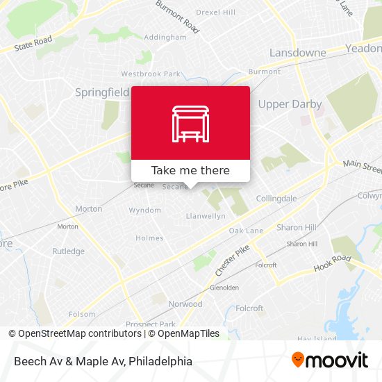 Mapa de Beech Av & Maple Av
