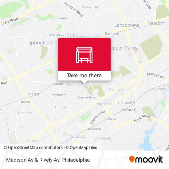 Mapa de Madison Av & Rively Av