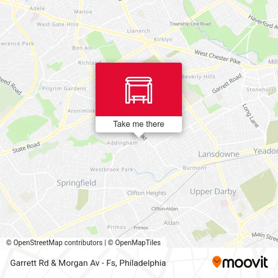 Garrett Rd & Morgan Av - Fs map