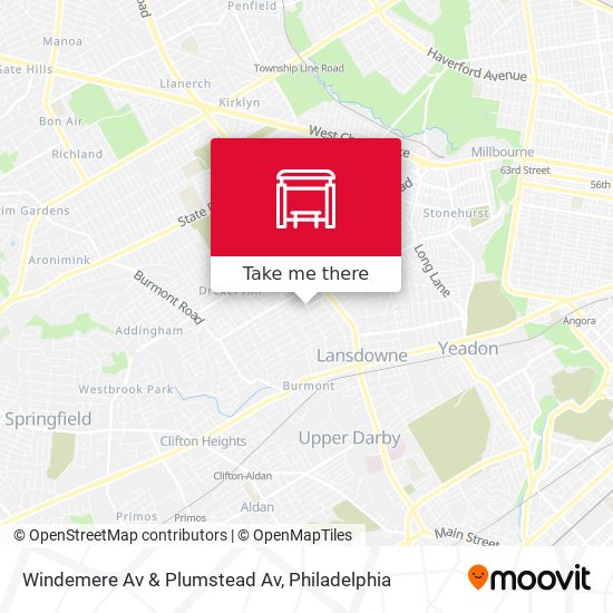 Mapa de Windemere Av & Plumstead Av