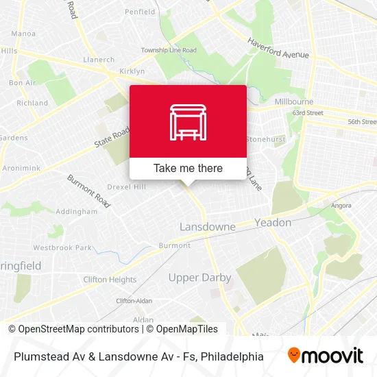 Plumstead Av & Lansdowne Av - Fs map