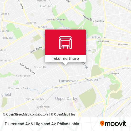 Plumstead Av & Highland Av map