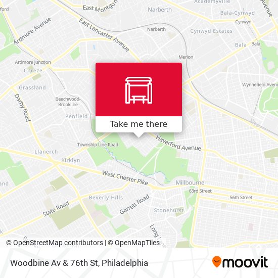 Mapa de Woodbine Av & 76th St