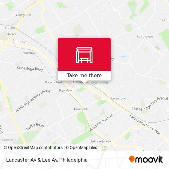 Lancaster Av & Lee Av map