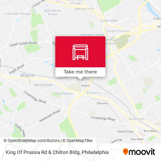 Mapa de King Of Prussia Rd & Chilton Bldg