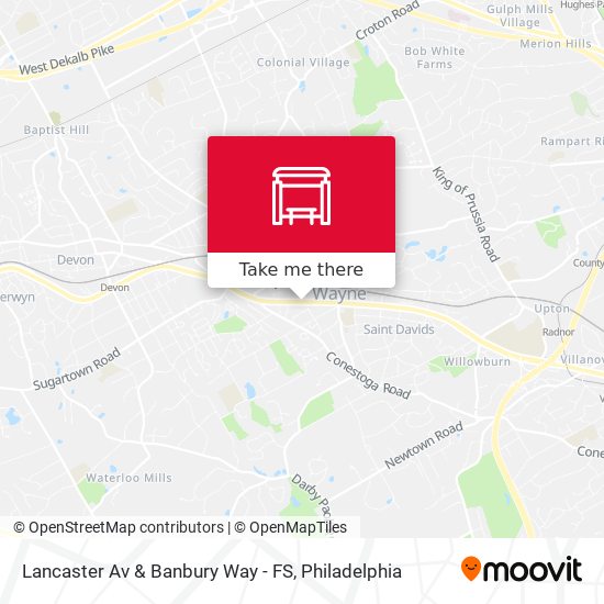 Mapa de Lancaster Av & Banbury Way - FS