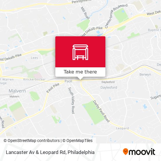 Mapa de Lancaster Av & Leopard Rd