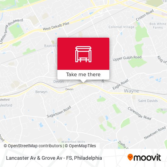Lancaster Av & Grove Av - FS map