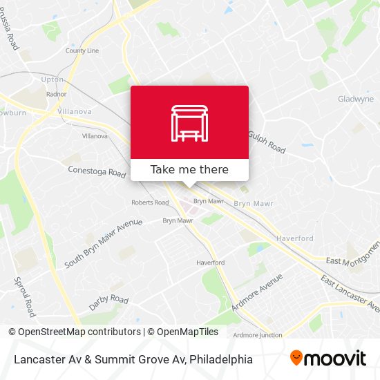 Mapa de Lancaster Av & Summit Grove Av