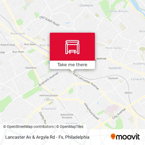 Mapa de Lancaster Av & Argyle Rd - Fs