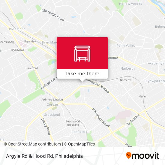 Mapa de Argyle Rd & Hood Rd