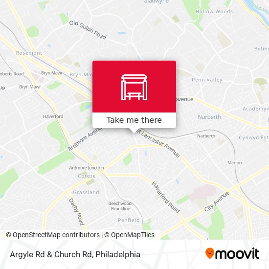 Mapa de Argyle Rd & Church Rd