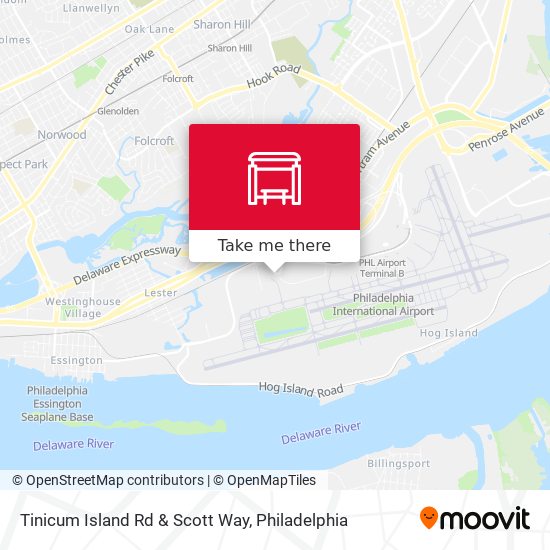 Mapa de Tinicum Island Rd & Scott Way
