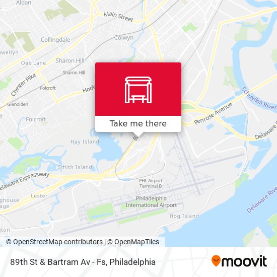 Mapa de 89th St & Bartram Av - Fs