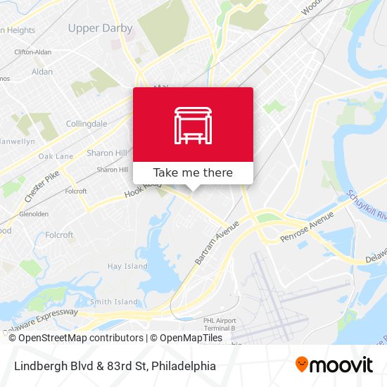 Lindbergh Blvd & 83rd St map