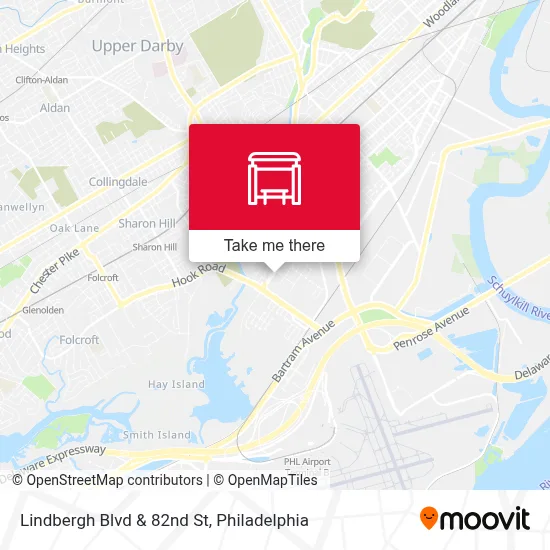 Lindbergh Blvd & 82nd St map